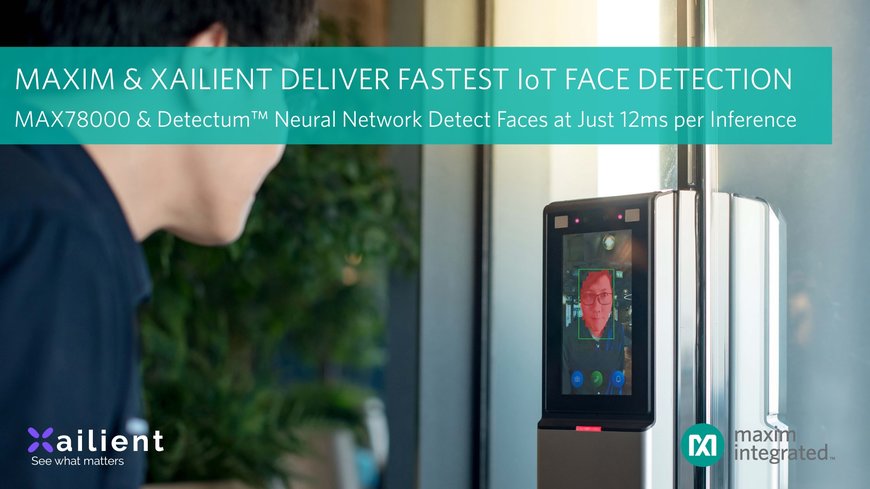 Maxim Integrated realisiert gemeinsam mit Xailient die schnellste und stromsparendste IoT-Gesichtserkennung der Welt